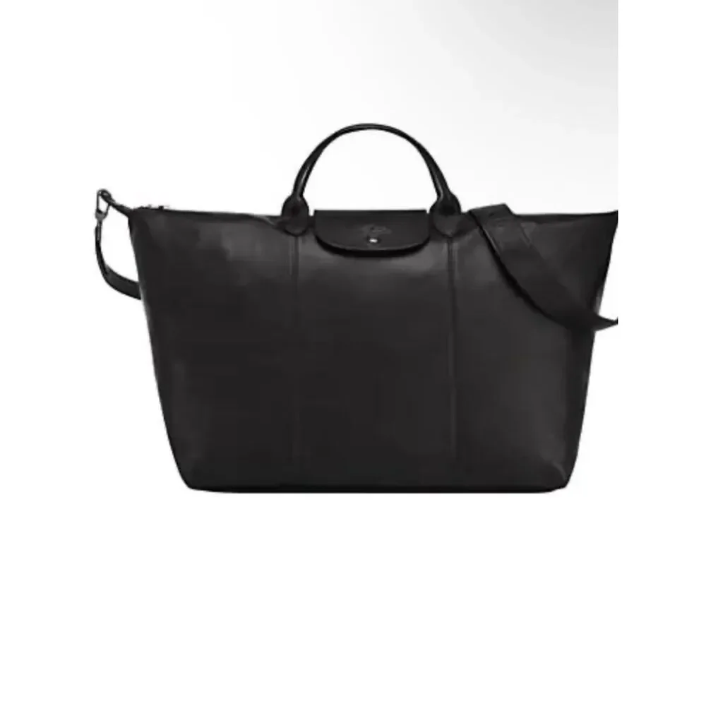 Longchamp Le Pliage Cuir Travel Bag Leather NWT  $1030